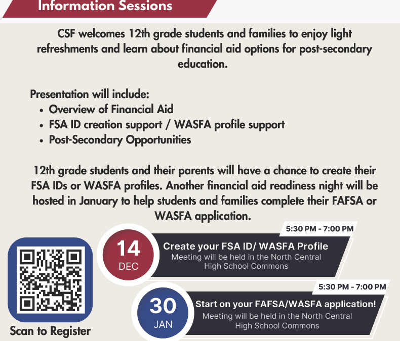 FAFSA/WASFA Application Night -Spokane